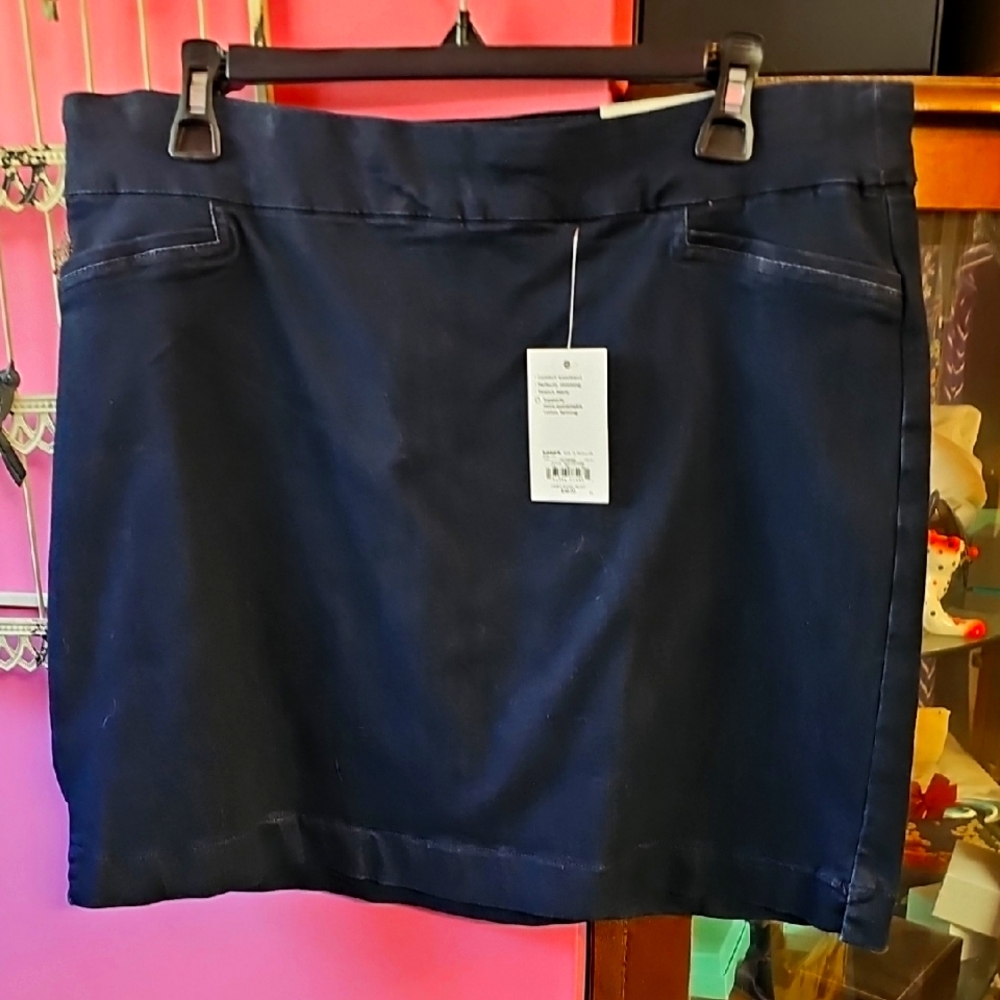 Denim Skort
